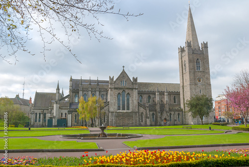 Canvas Print St. Patrick's Cathedral in Dublin, Ireland