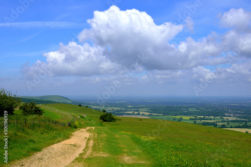Beacon Hill on the South Downs Way in Hampshire 