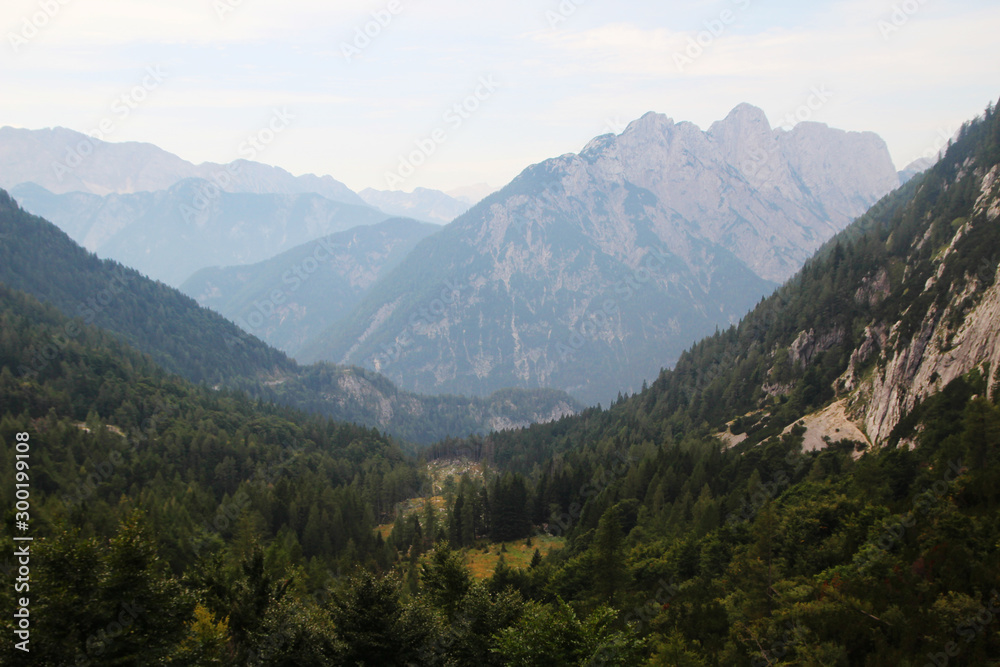 Trenta village in Soca Valley, Slovenia	