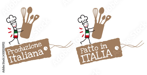 Logo fabriqué en Italie