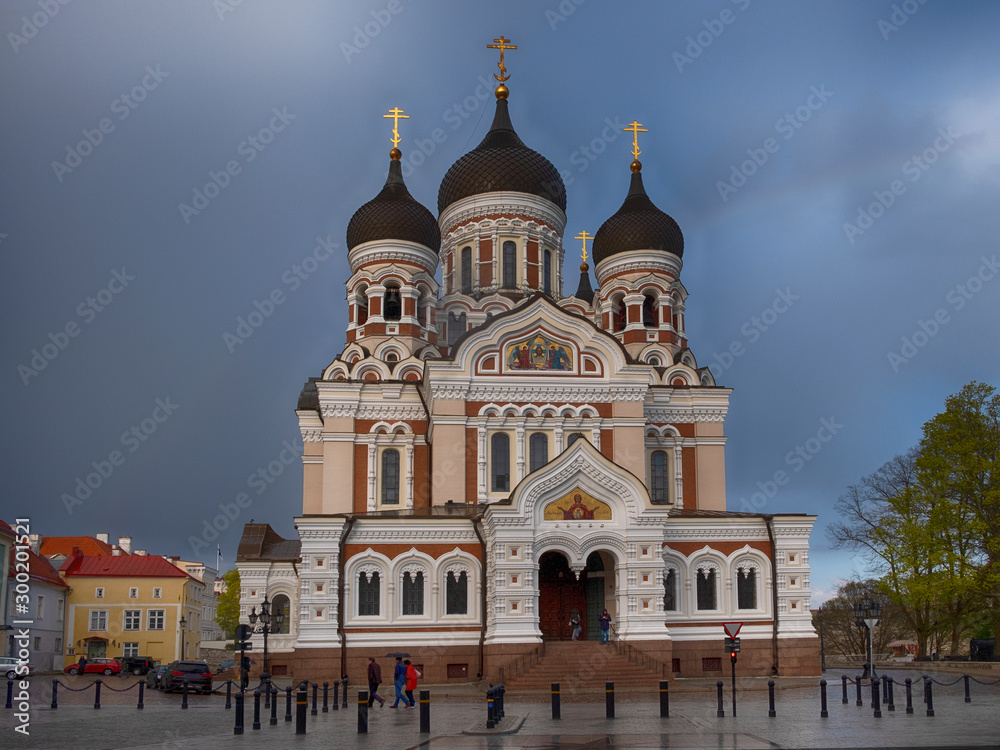 Alexander Nevsky Cathedral. Christian Church in Tallinn. Estonia