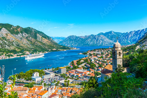 Kotor bay in Montenegro photo