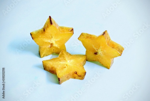 Star fruit or carambola a tropical fruit