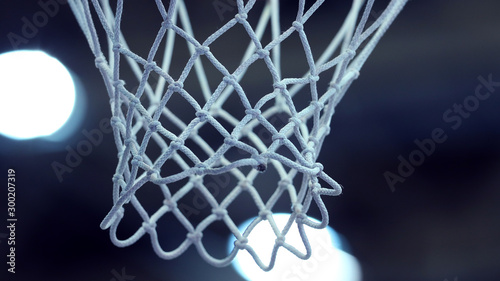 Close-up basketball net in a sports complex © makedonski2015