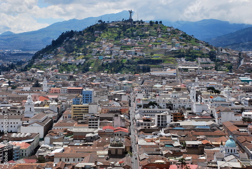 panoramic view of Quito