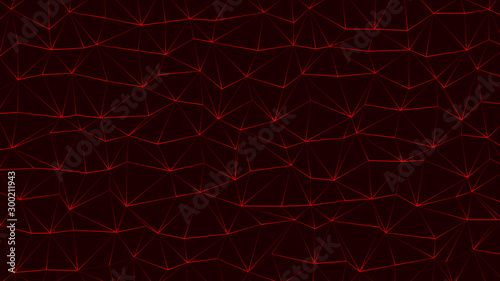 Trendy Low Poly Black Background for Your Business and Advertising