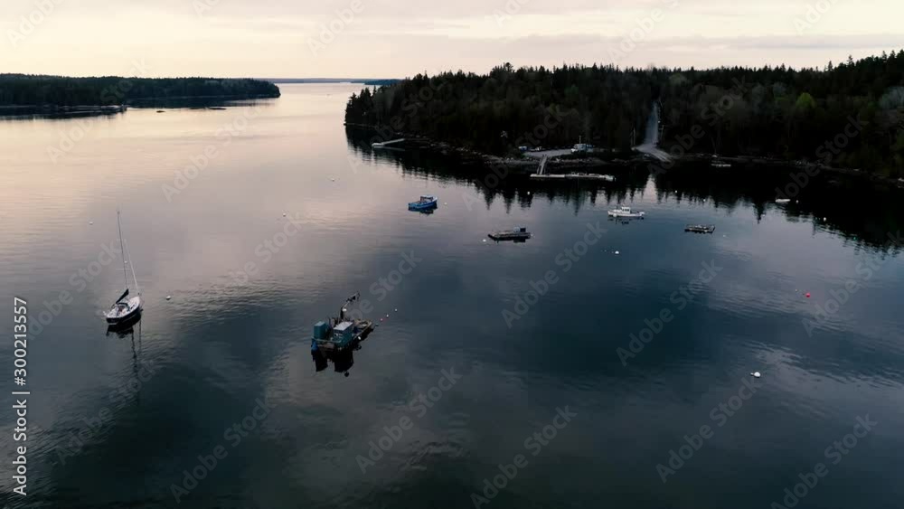 Sunset over Pretty Marsh, Bar Harbor, Harbor Maine Sunset over Pretty Marsh, Bar Harbor, Harbor Maine