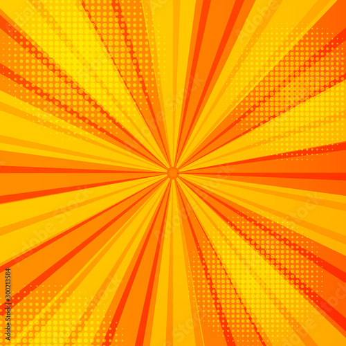 Comic abstract bright background
