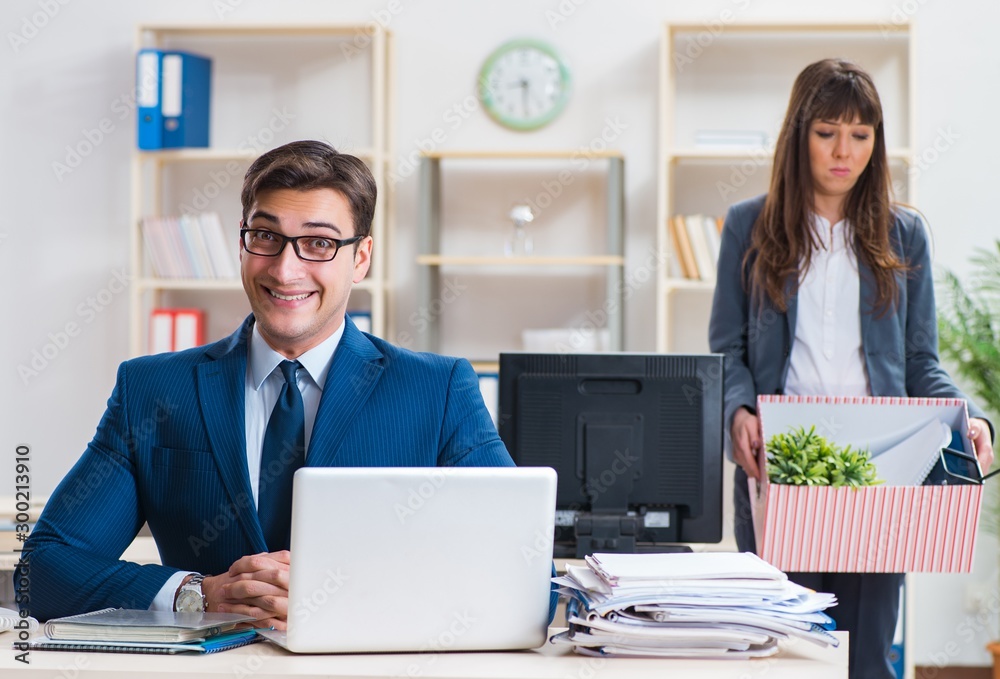 Person being fired from his work Person being fired from his work