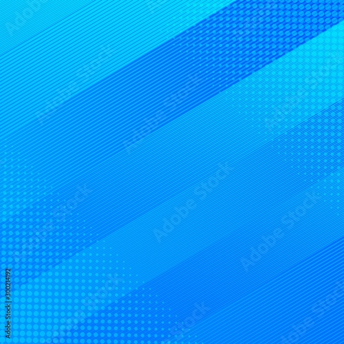Abstract comic dynamic blue template