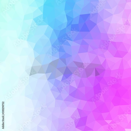 light Pink, Blue vector polygonal pattern. A sample with polygonal shapes. Textured pattern can be used for background. eps 10