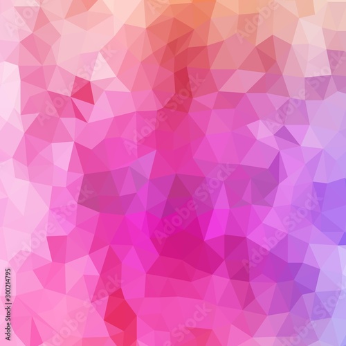 Light Pink, Yellow vector polygon abstract layout. A completely new color illustration in a polygonal style. A new texture for your web site. eps 10