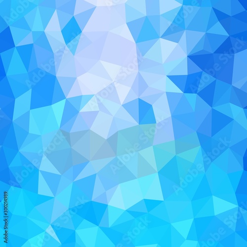 light blue polygonal illustration, which consist of triangles. Geometric background in Origami style with gradient. Triangular design for your business. eps 10