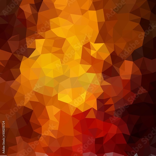 Dark Orange vector low poly background. Shining colorful illustration with triangles. New template for your brand book. eps 10