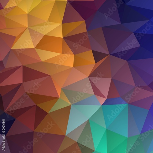 Abstract vector illustration. Triangular design. Geometric presentation template