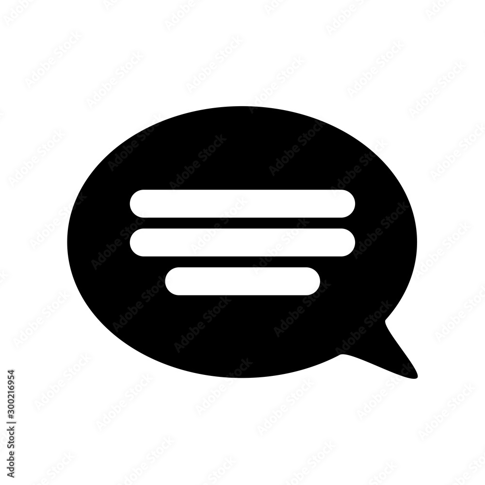 message bubble for web design. Flat style. message bubble for web design. Flat style.