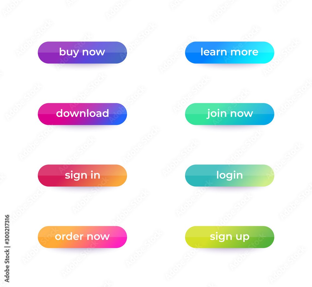 buttons for web and apps, ui elements, vector set buttons for web and apps, ui elements, vector set