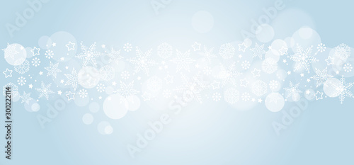 Zimowa girlanda z płatków śniegu dekoracja na Boże Narodzenie