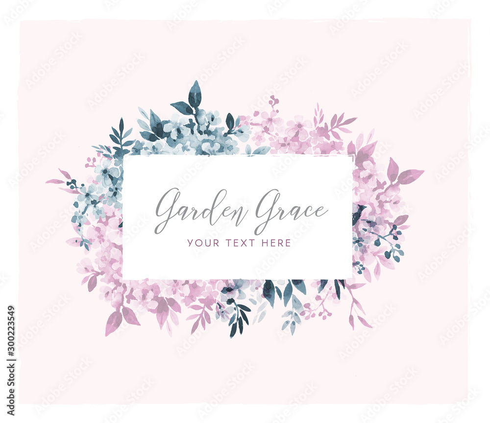 Soft lilac watercolor background