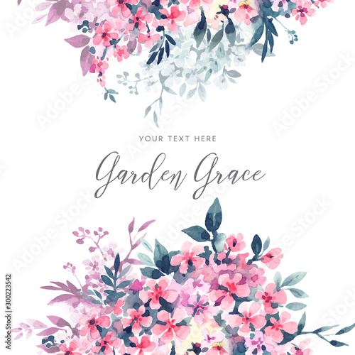 Soft lilac watercolor background