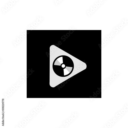 Flat playlist logo
