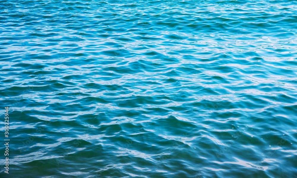 Blue sea water background texture