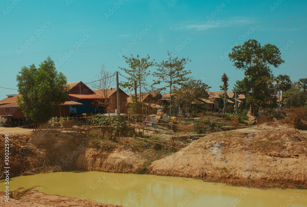 Floating Village in Cambodia Kampong Phluk Pean Bang, Tonle Sap Lake Floating Village in Cambodia Kampong Phluk Pean Bang, Tonle Sap Lake