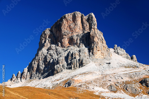 Averau Peak (2649 m) in the Dolomites, Italy, Europe