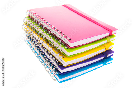 Colorful notebooks