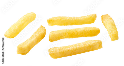 French fries isolated on a white background