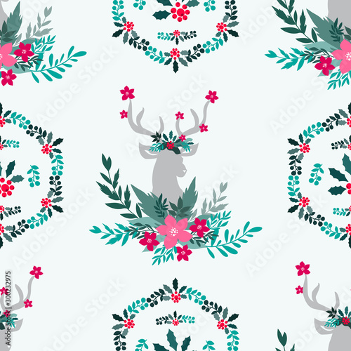 Christmas deer  pattern1