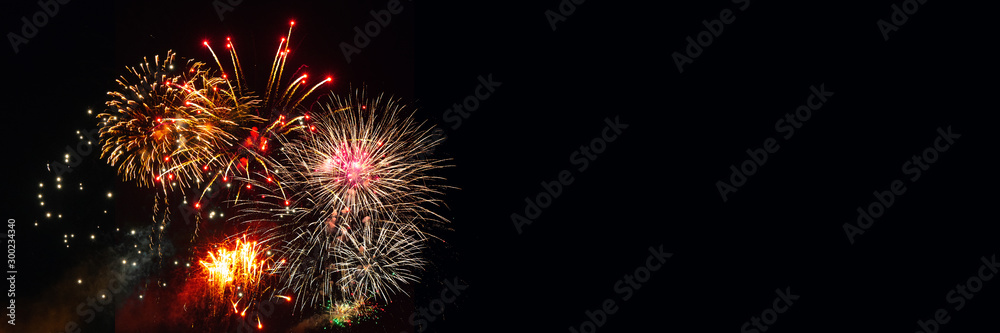 Obraz premium Fireworks New Year