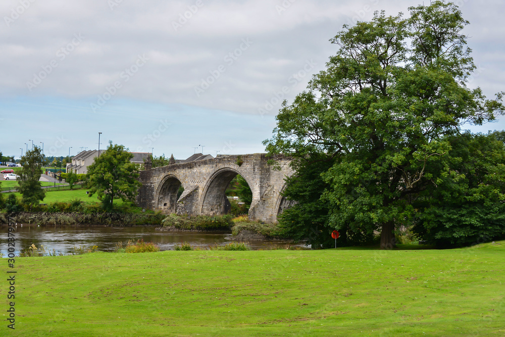 Arched stone bridge in the Highlands, Scotland Arched stone bridge in the Highlands, Scotland