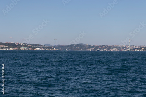 Panoramic view from Bosporus to city of Istanbul, Turkey © Stoyan Haytov