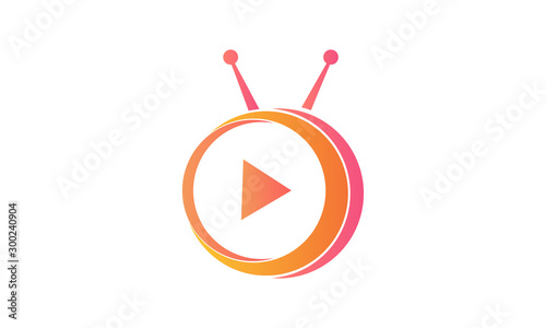 Play youtube chanel logo design