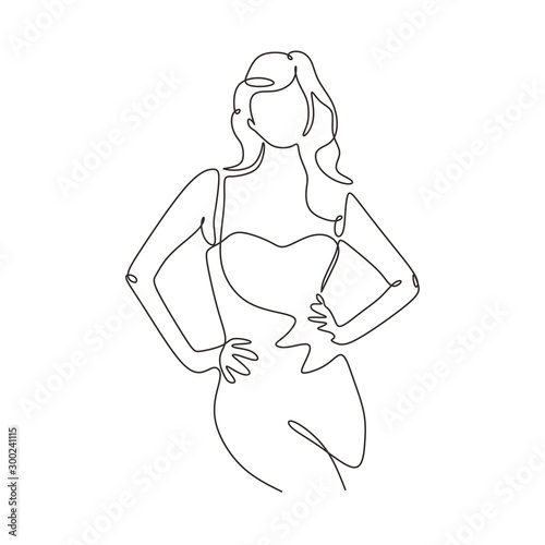 Continuous one line drawing...
