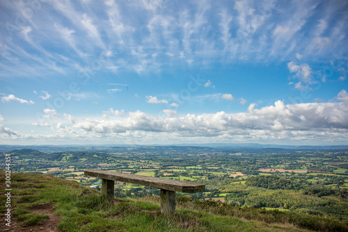 Malvern Hills views Worcestershire England photo