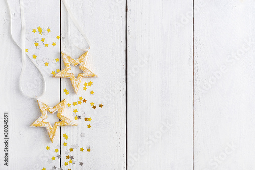 Christmas decorations in shape of stars