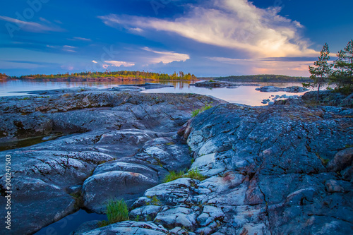 Finland Landscape of a lake...
