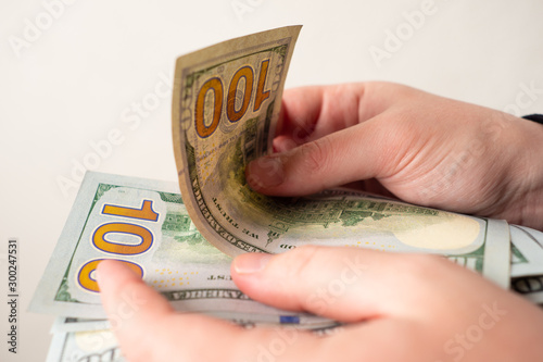 Money Dollars. One hundred ...