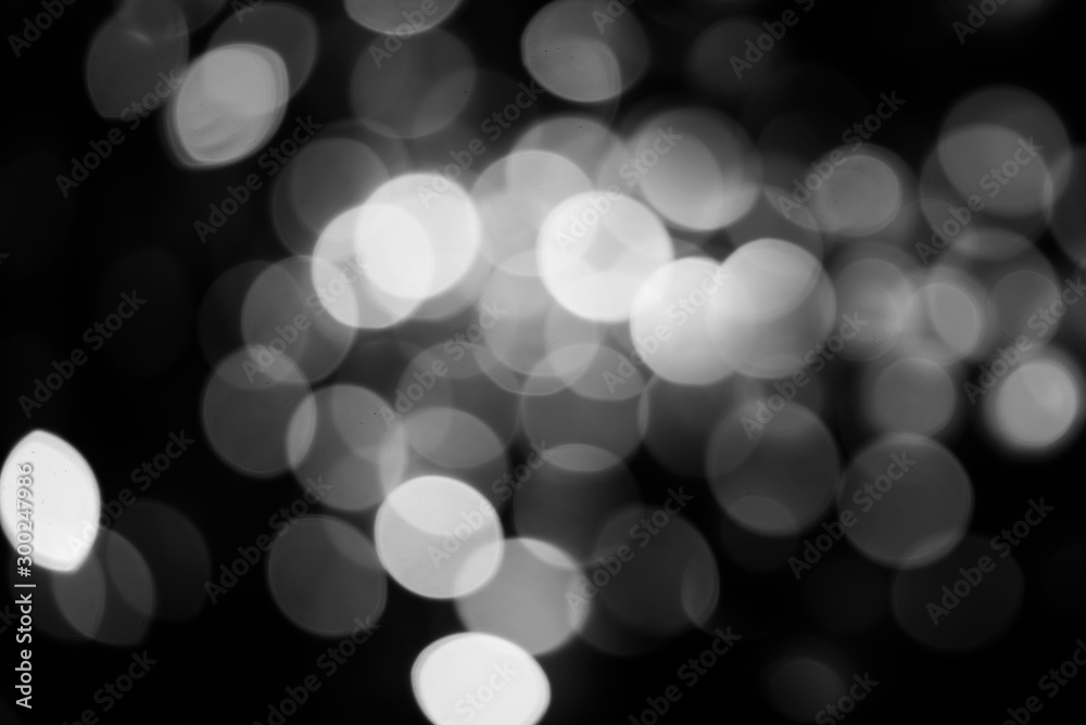 white bokeh abstract on Black background white bokeh abstract on Black background
