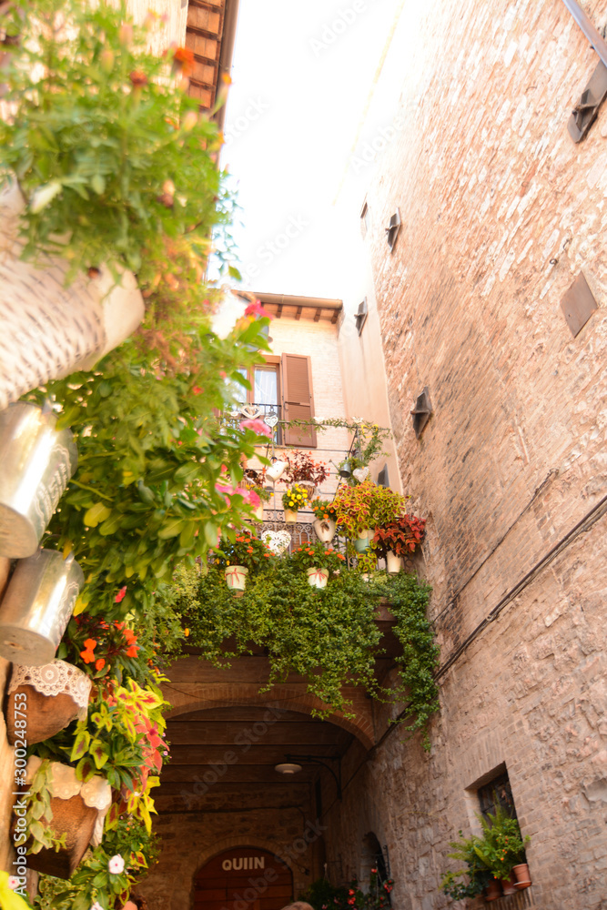 Obraz premium spello centro storico