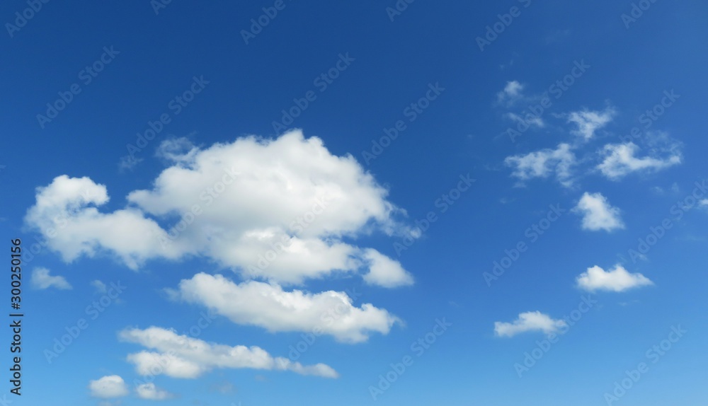 Beautiful cloudscape in blue sky, natural clouds background Beautiful cloudscape in blue sky, natural clouds background