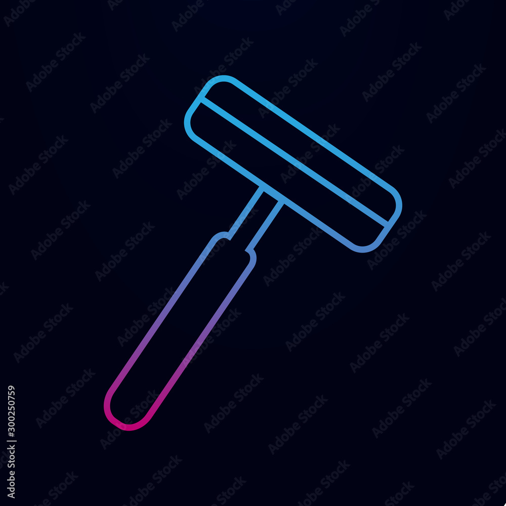 Razor nolan icon. Simple thin line, outline vector of bathroom icons for ui and ux, website or mobile application