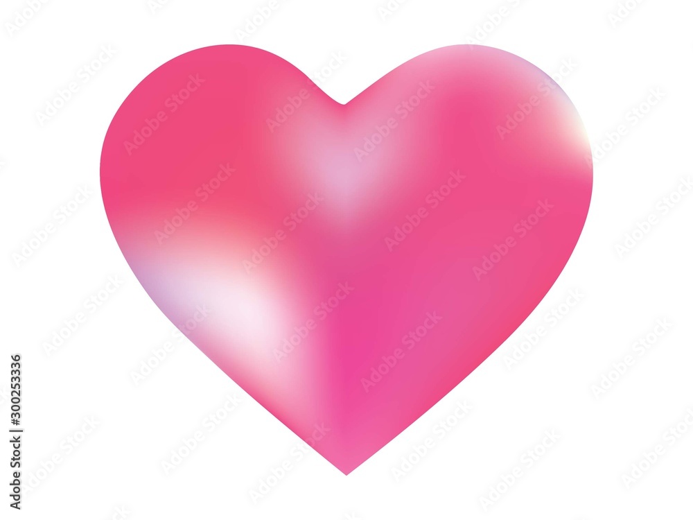 Colored background in the form of a heart.