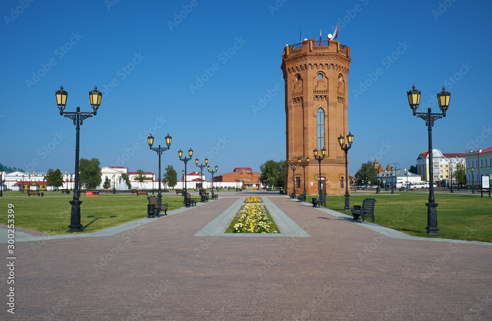 Water tower. Tobolsk Kremlin. Tobolsk. Tyumen Oblast. Russia
