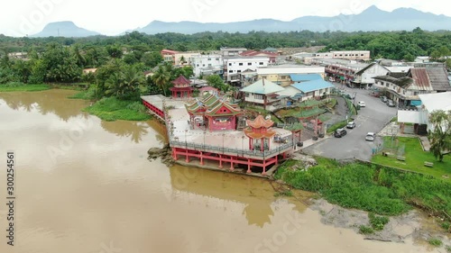 Kuching, Sarawak / Malaysia - October 16 2019: The buildings, landmarks and scenery of the Kuching city, capital of Sarawak, Borneo island photo