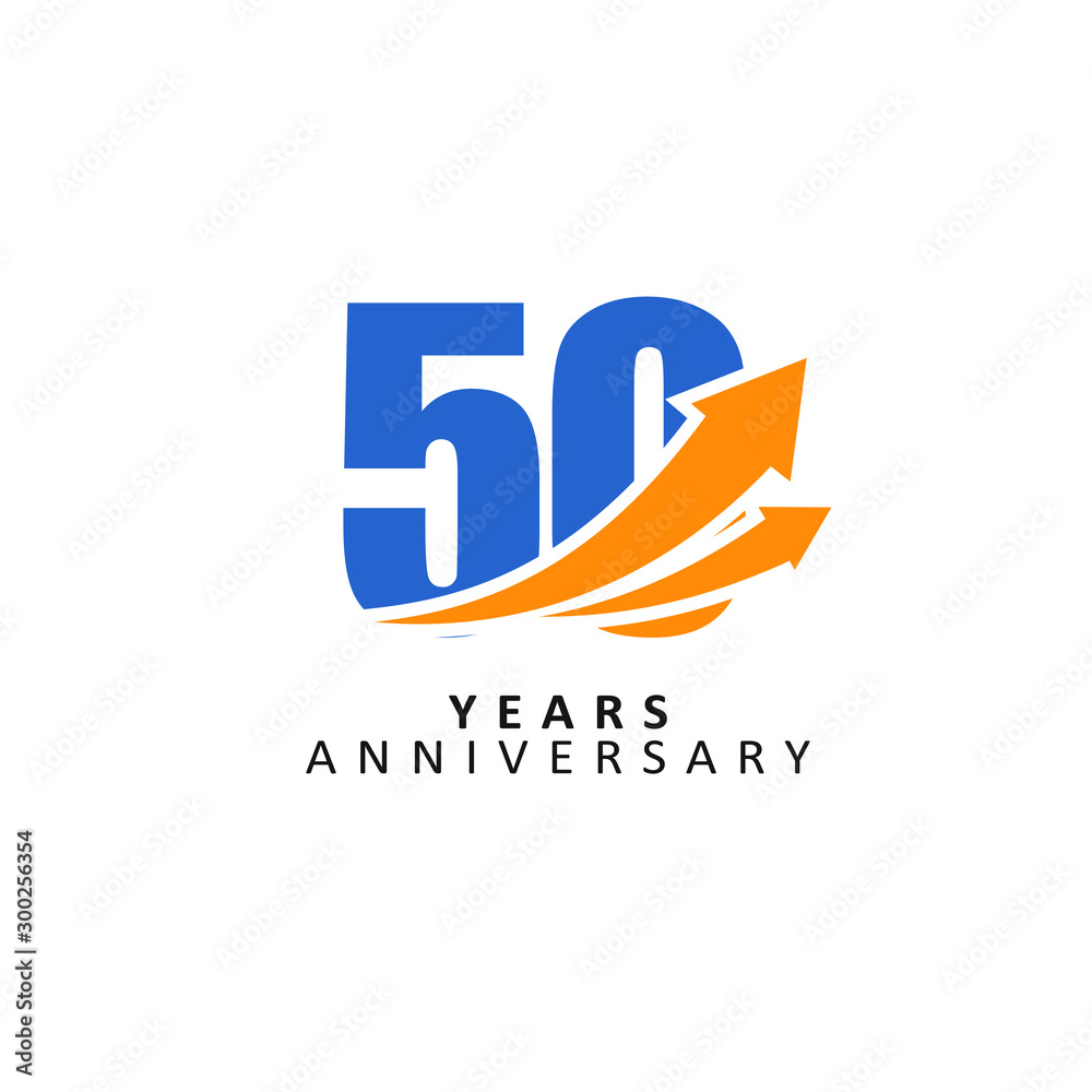 50 Year Anniversary Vector Template Design Illustration 50 Year Anniversary Vector Template Design Illustration
