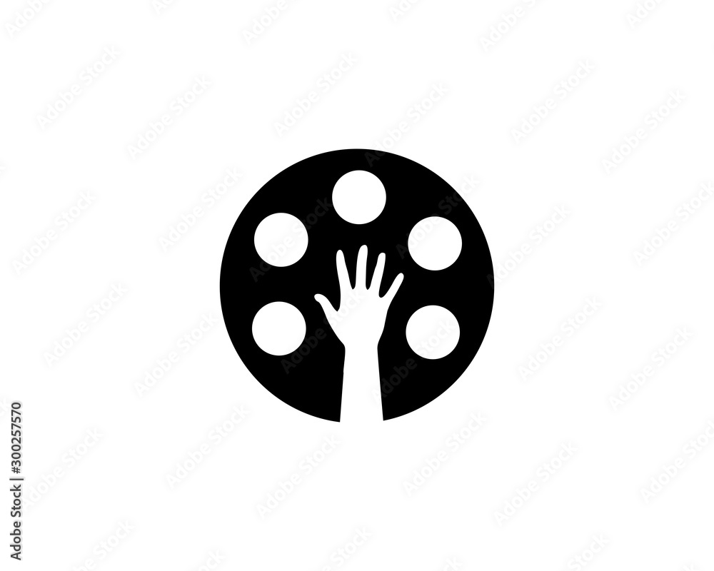 Fototapeta premium Hand Creative film