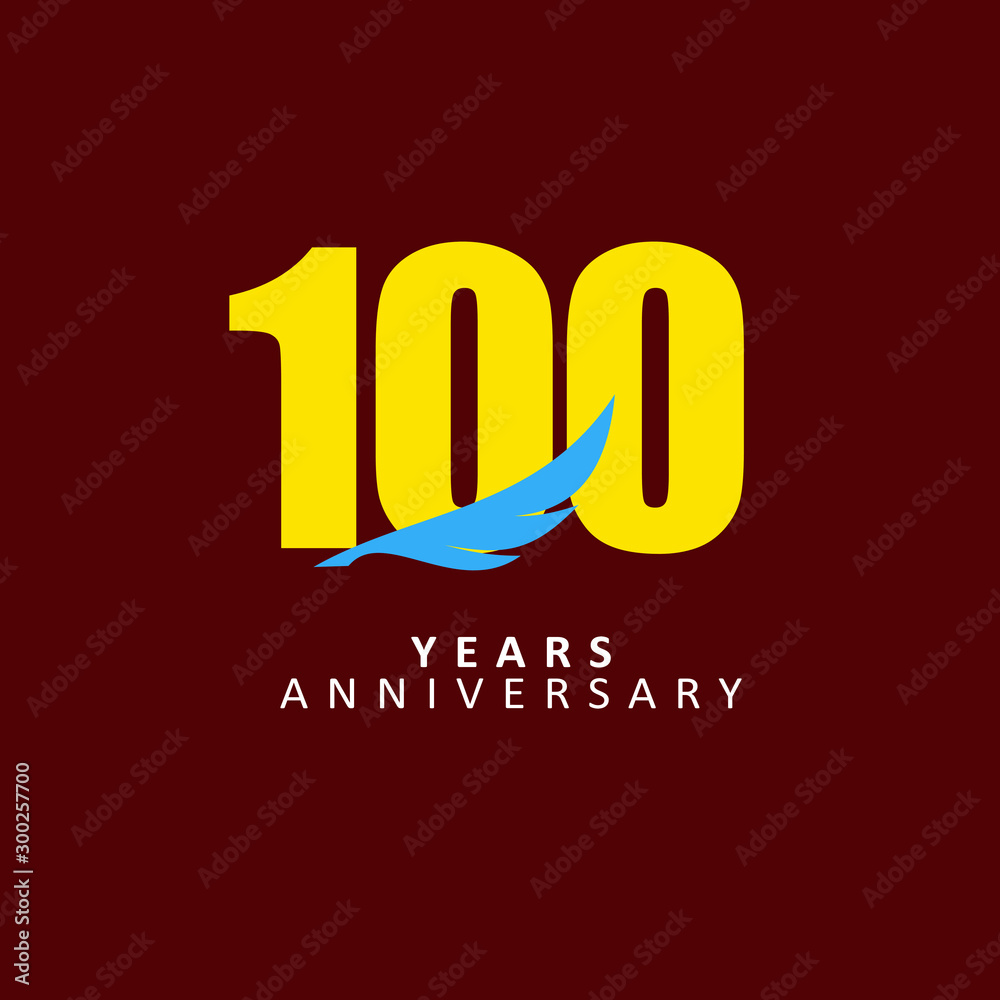 100 Year Anniversary Vector Template Design Illustration 100 Year Anniversary Vector Template Design Illustration